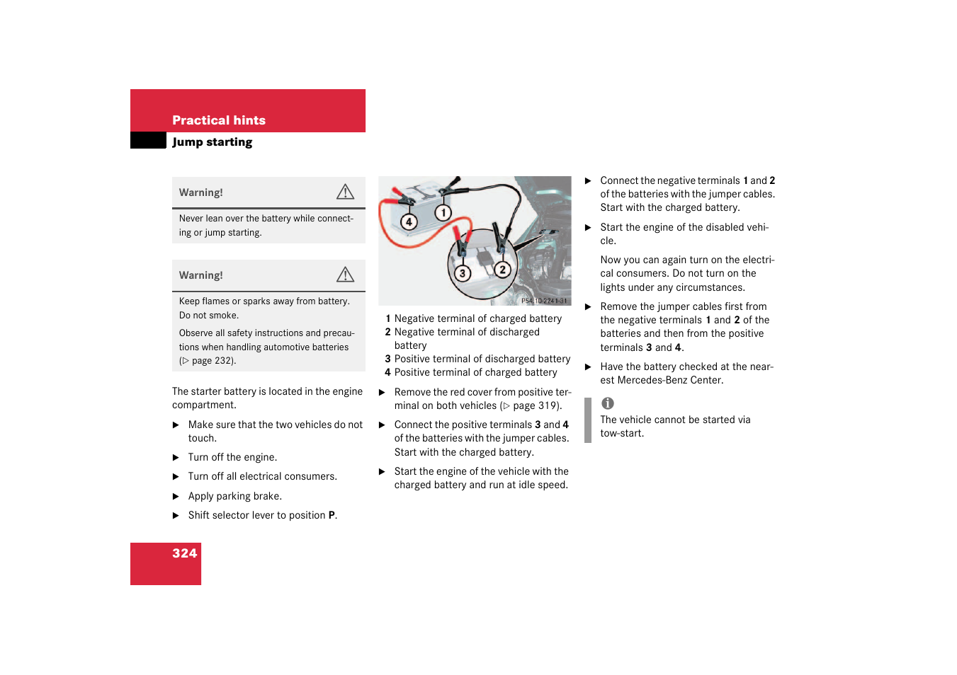 Mercedes-Benz 2003 SL 55 AMG User Manual | Page 324 / 376