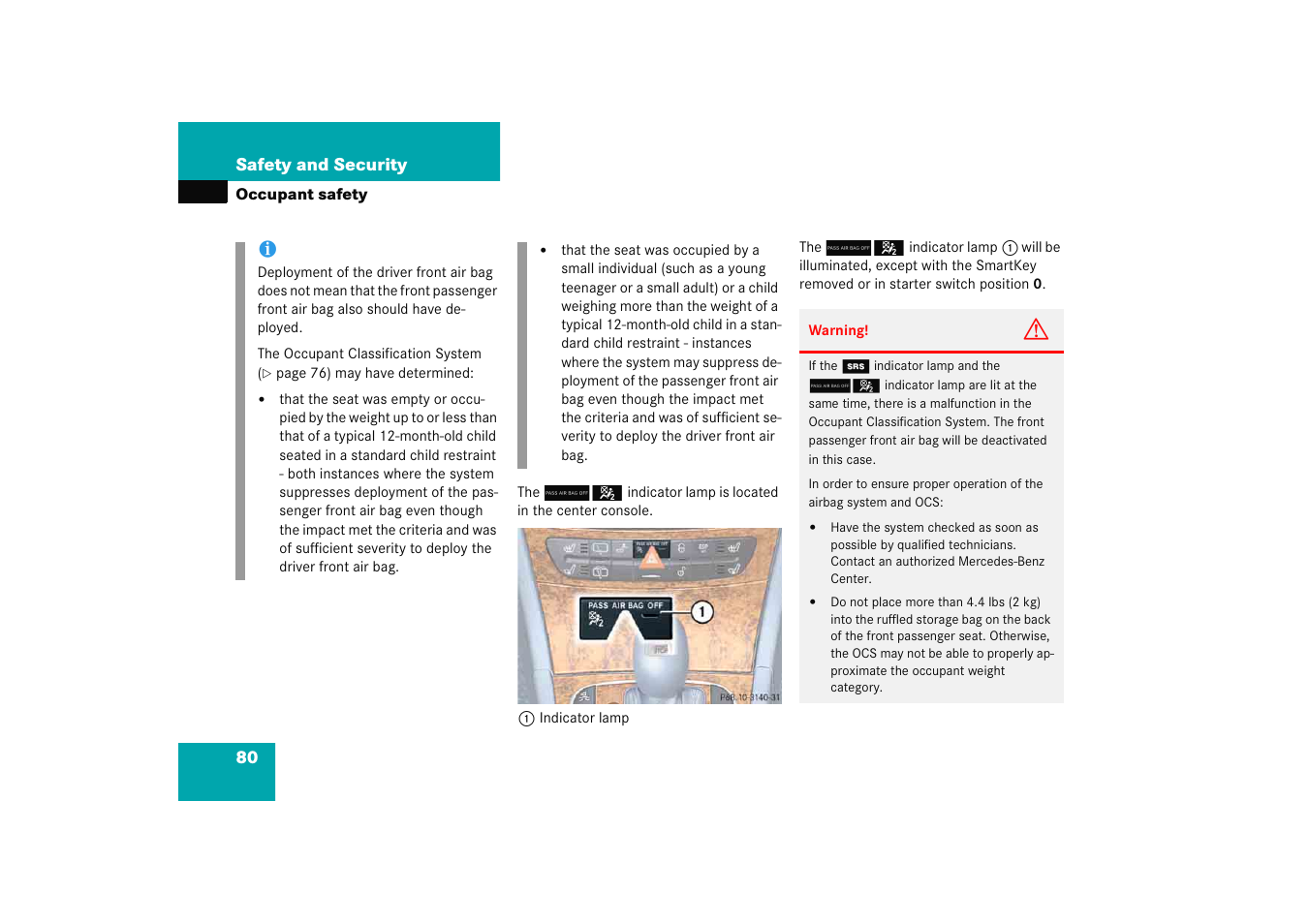 Mercedes-Benz 2005 E 320 User Manual | Page 81 / 491