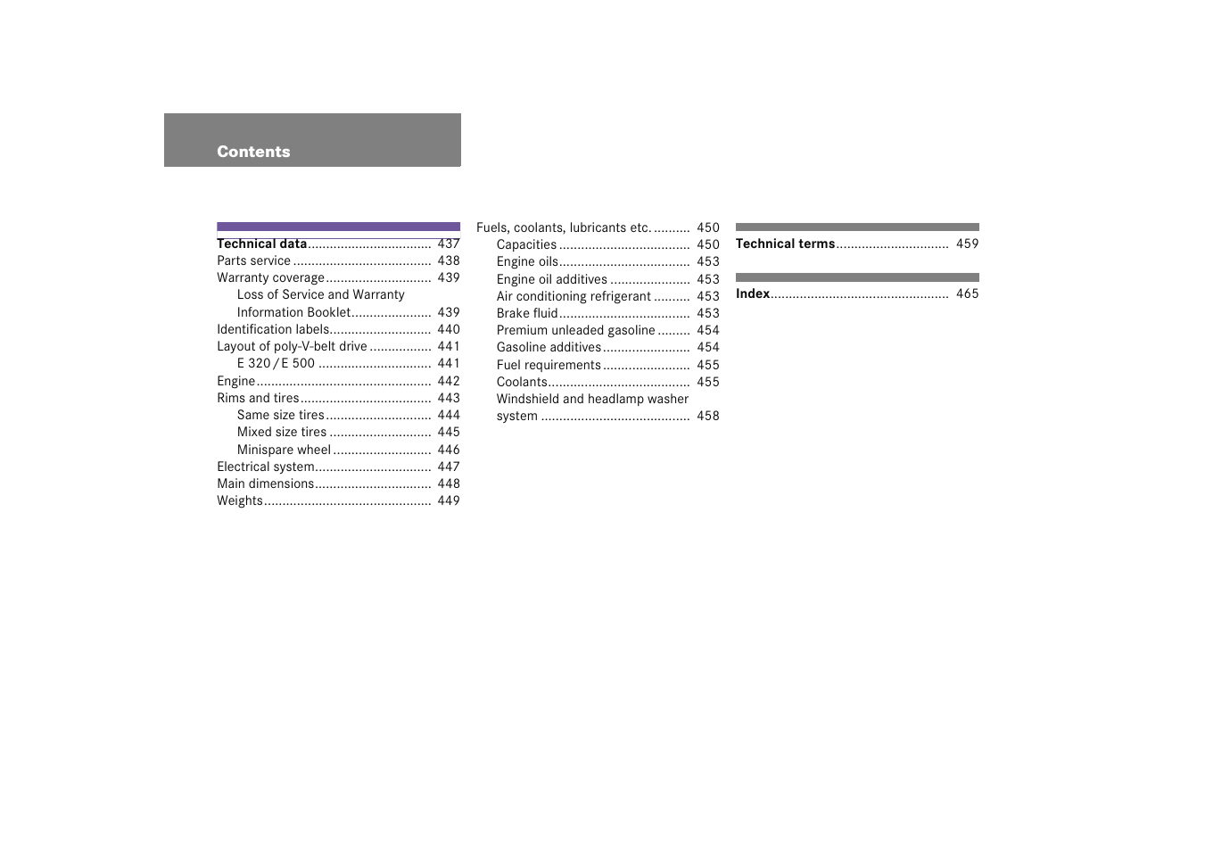 Mercedes-Benz 2005 E 320 User Manual | Page 9 / 491