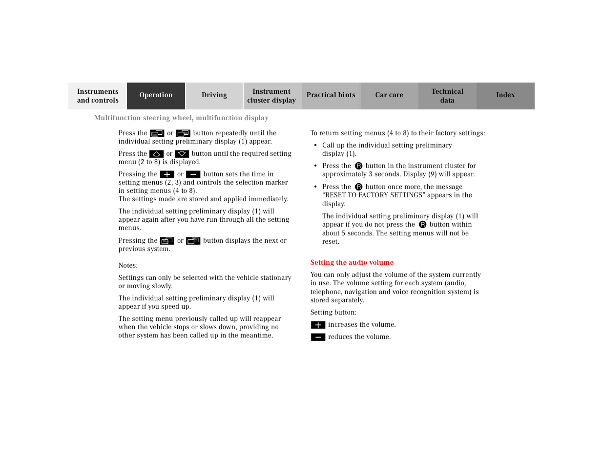 Mercedes-Benz 2000 CLK 320 User Manual | Page 106 / 323