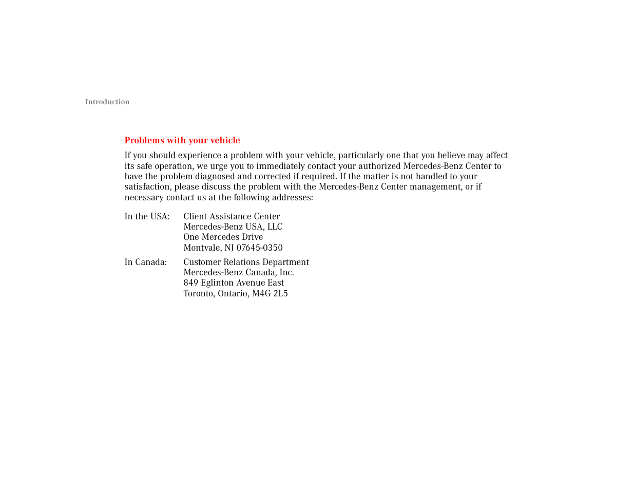 Mercedes-Benz 2000 CLK 320 User Manual | Page 14 / 323