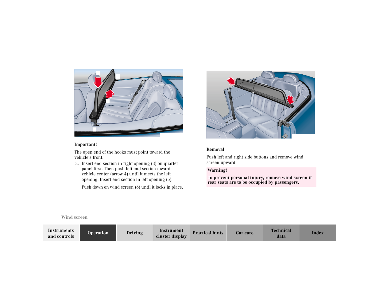 Mercedes-Benz 2000 CLK 320 User Manual | Page 166 / 323