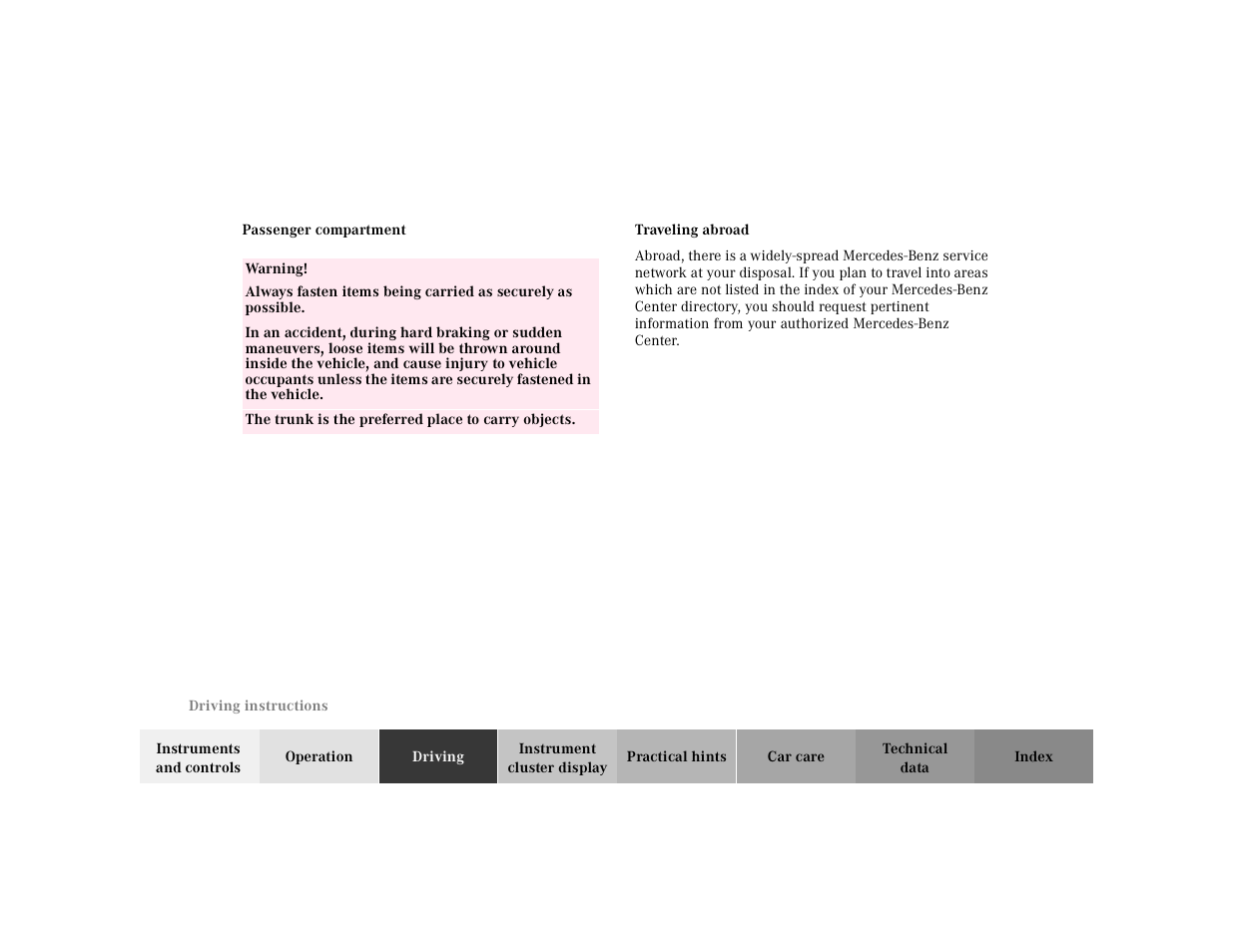 Mercedes-Benz 2000 CLK 320 User Manual | Page 200 / 323