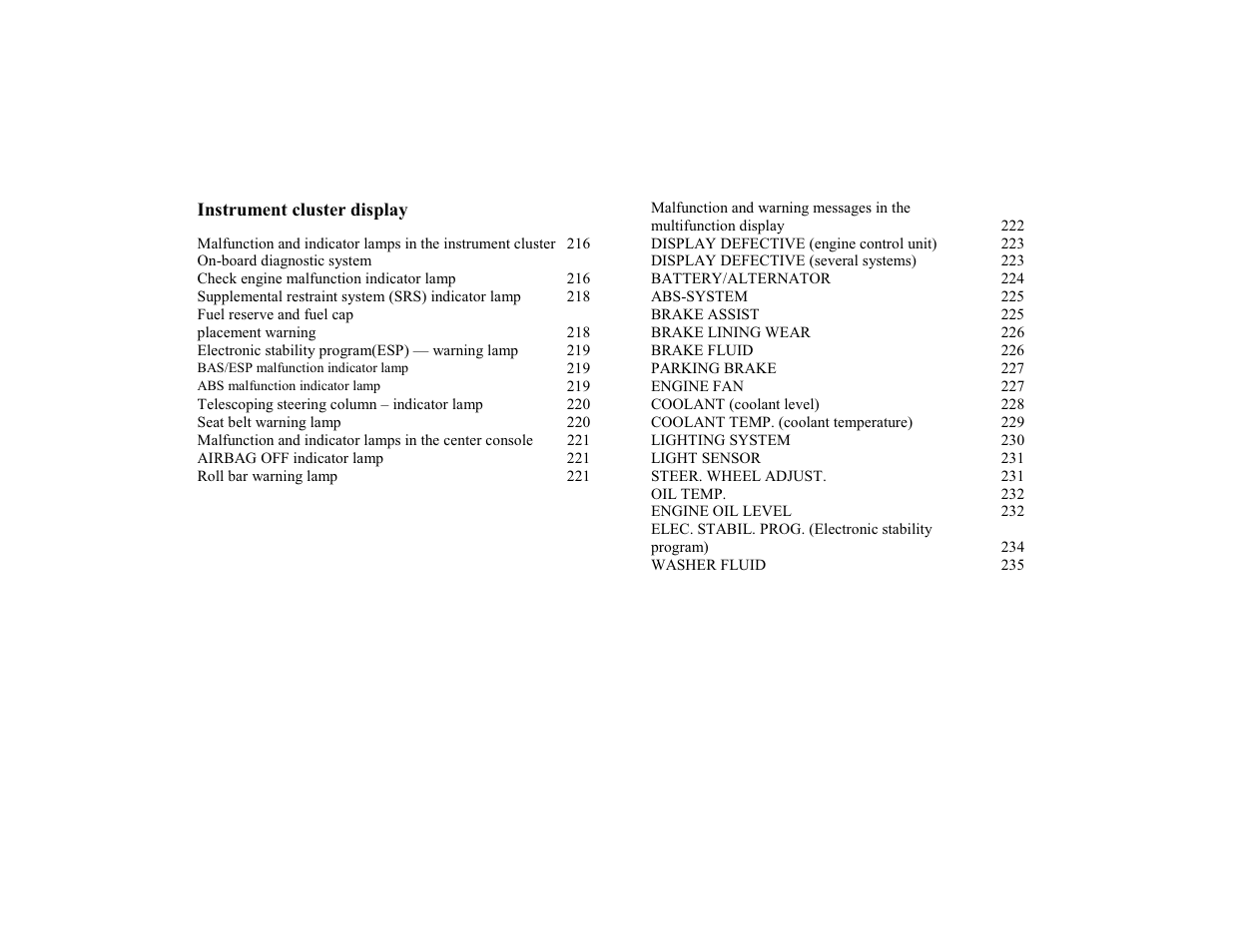 Mercedes-Benz 2000 CLK 320 User Manual | Page 215 / 323