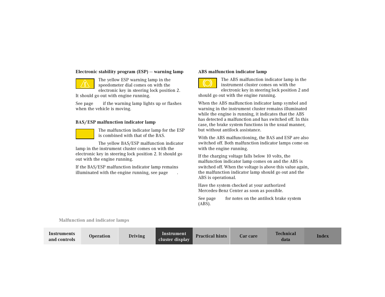 Mercedes-Benz 2000 CLK 320 User Manual | Page 219 / 323