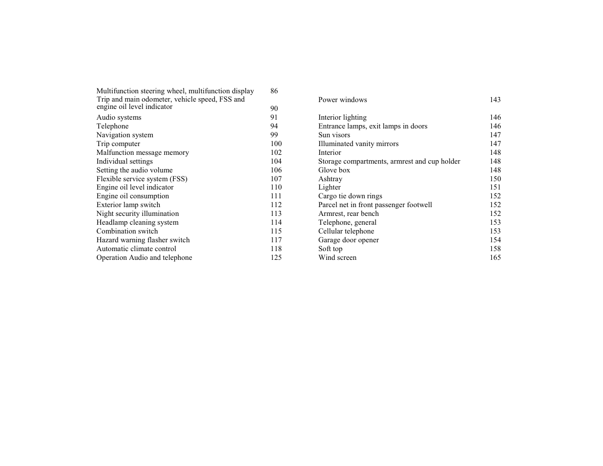 Mercedes-Benz 2000 CLK 320 User Manual | Page 23 / 323