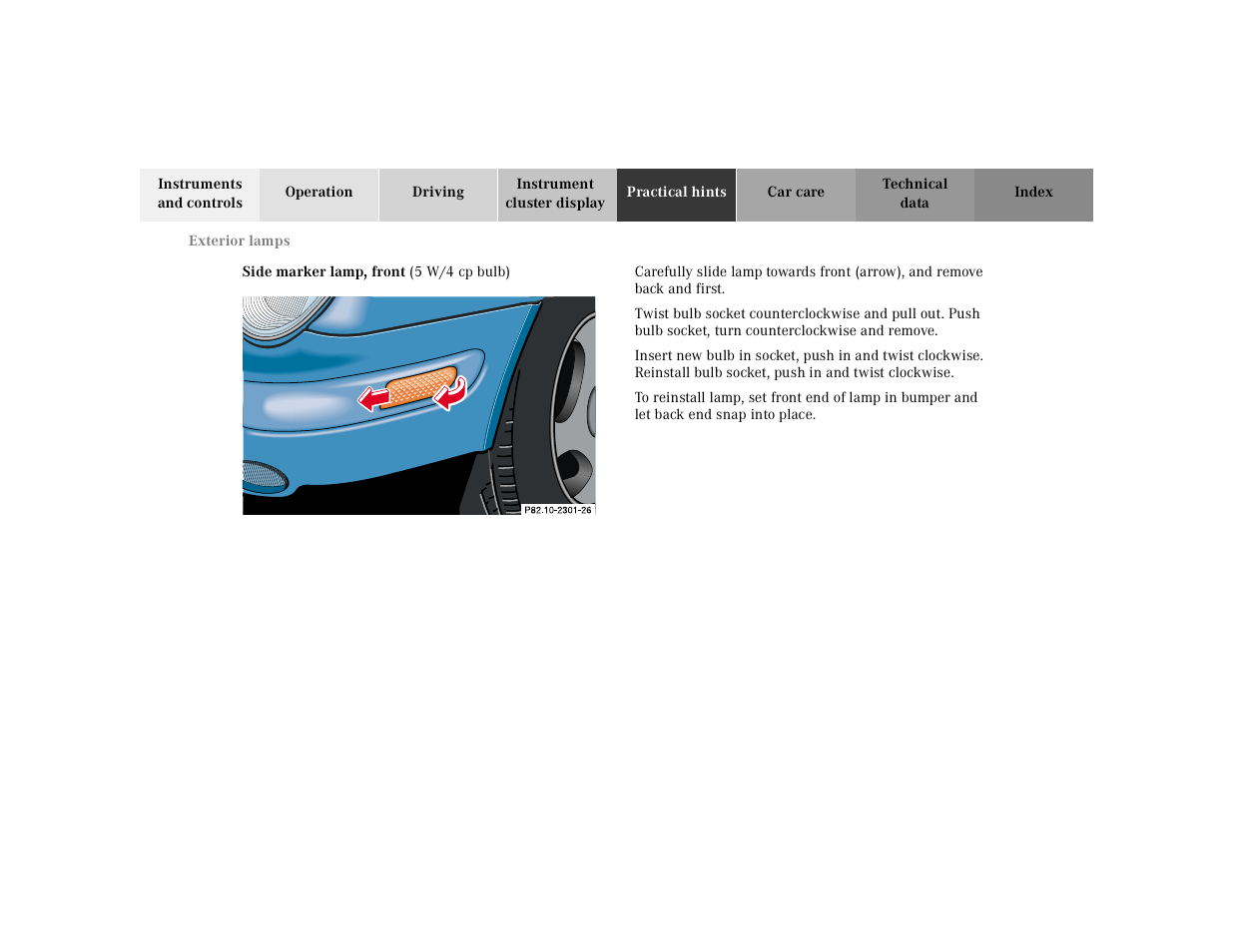 Mercedes-Benz 2000 CLK 320 User Manual | Page 273 / 323
