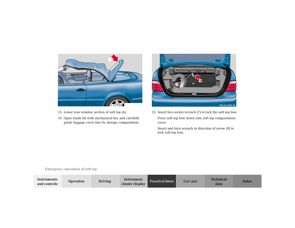 Mercedes-Benz 2000 CLK 320 User Manual | Page 284 / 323