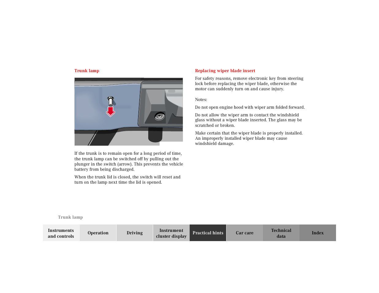 Mercedes-Benz 2000 CLK 320 User Manual | Page 288 / 323