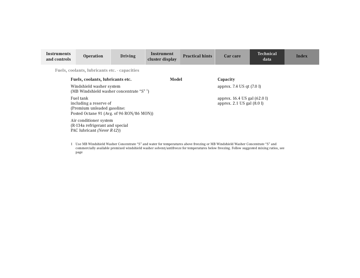 Mercedes-Benz 2000 CLK 320 User Manual | Page 308 / 323