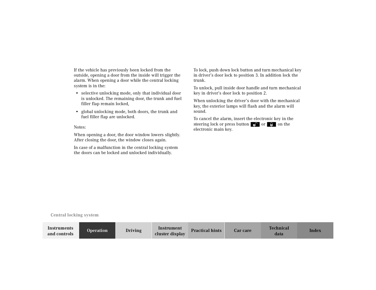 Mercedes-Benz 2000 CLK 320 User Manual | Page 35 / 323