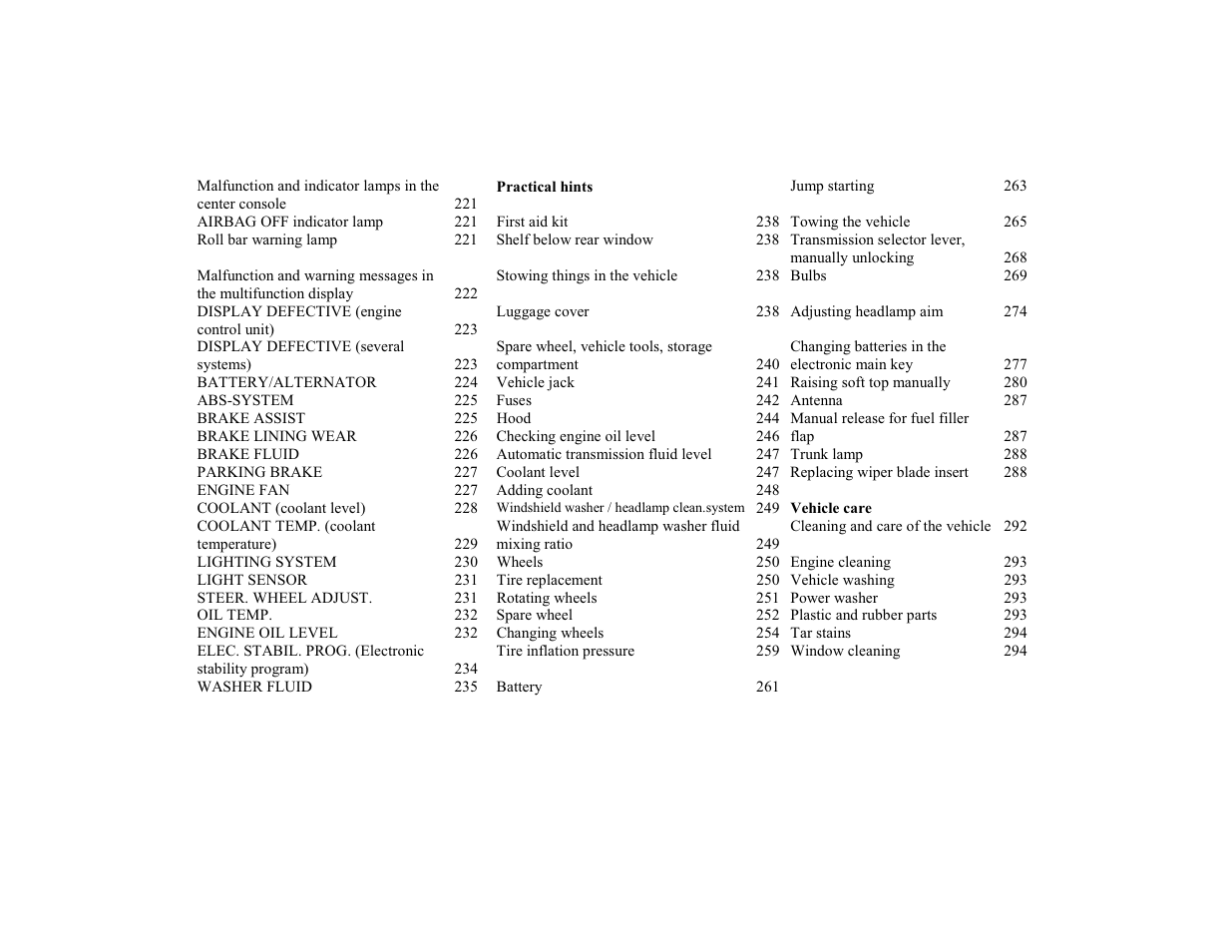 Mercedes-Benz 2000 CLK 320 User Manual | Page 5 / 323