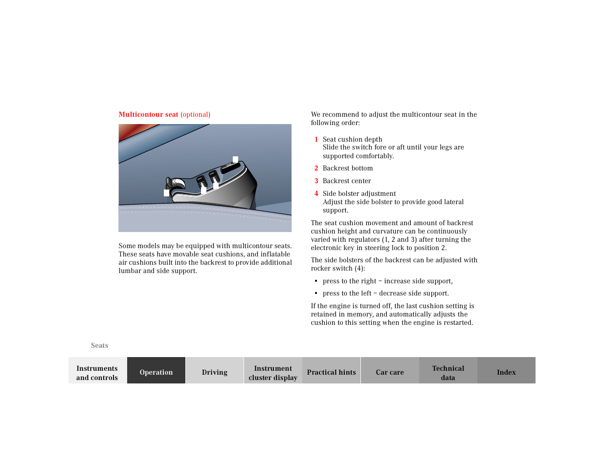 Mercedes-Benz 2000 CLK 320 User Manual | Page 54 / 323