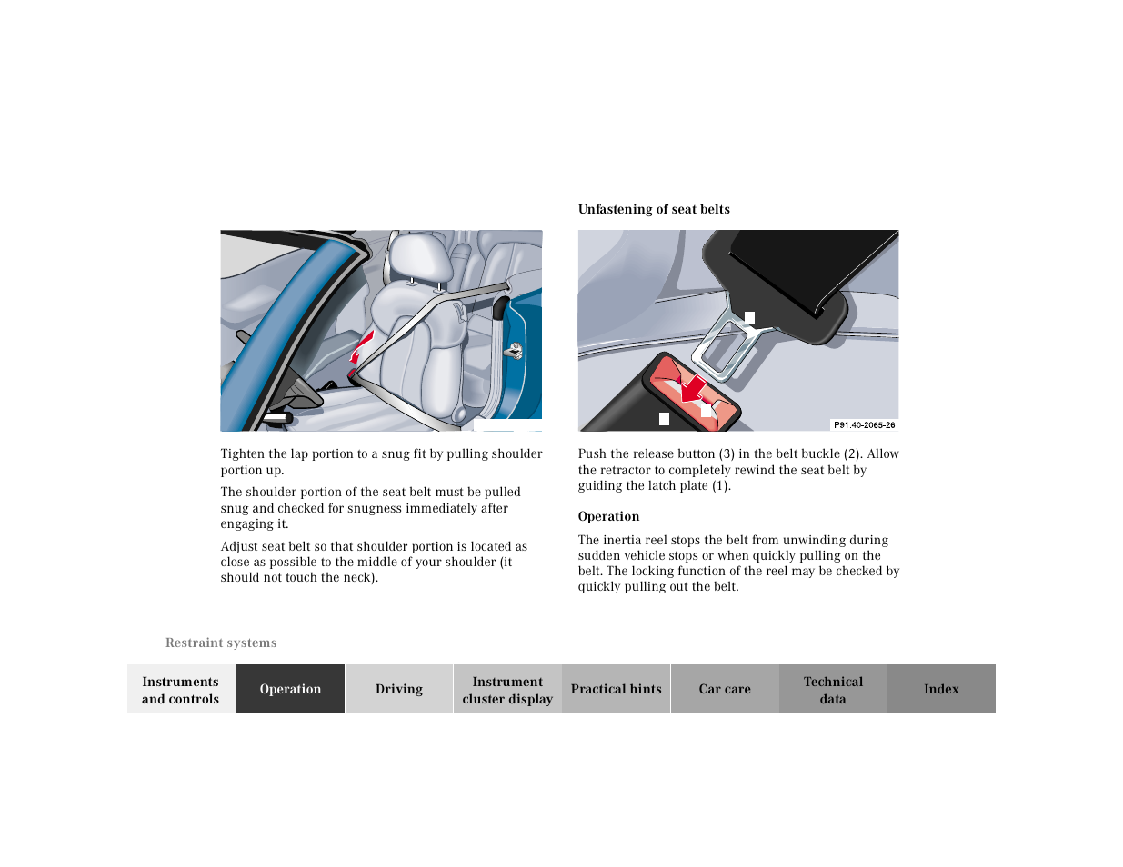 Mercedes-Benz 2000 CLK 320 User Manual | Page 60 / 323