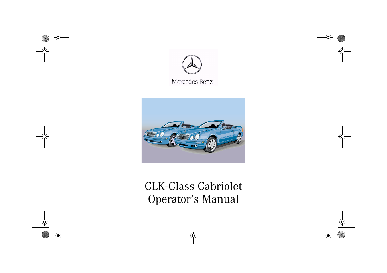 Mercedes-Benz 2002 CLK 320  EN User Manual | 346 pages