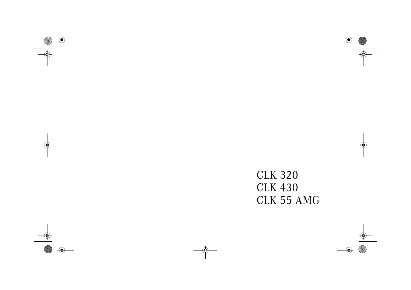 Mercedes-Benz 2002 CLK 320  EN User Manual | Page 2 / 346