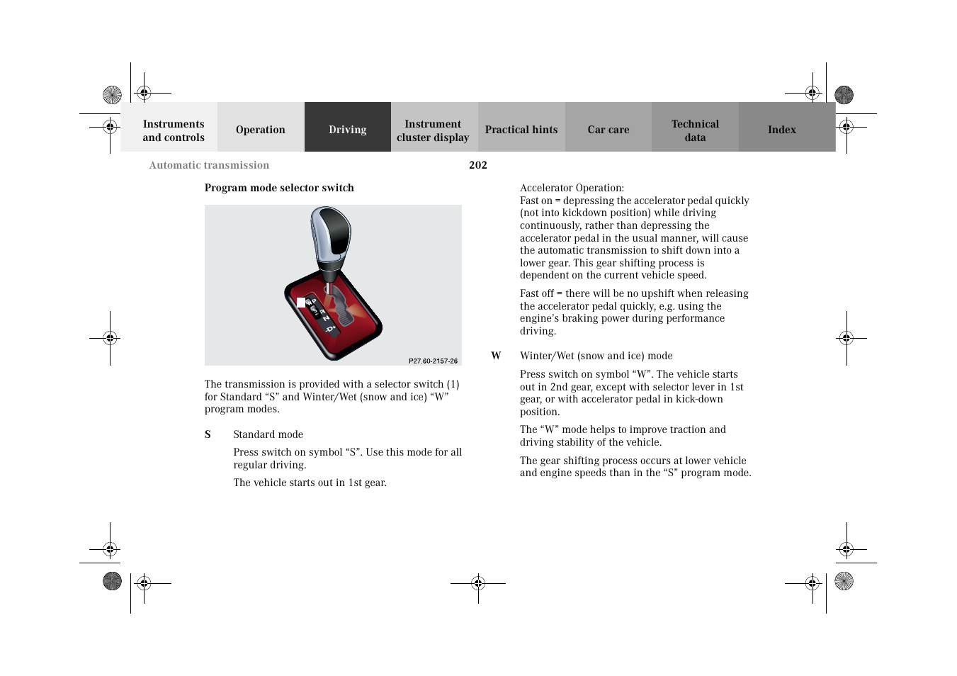 Mercedes-Benz 2002 CLK 320  EN User Manual | Page 205 / 346