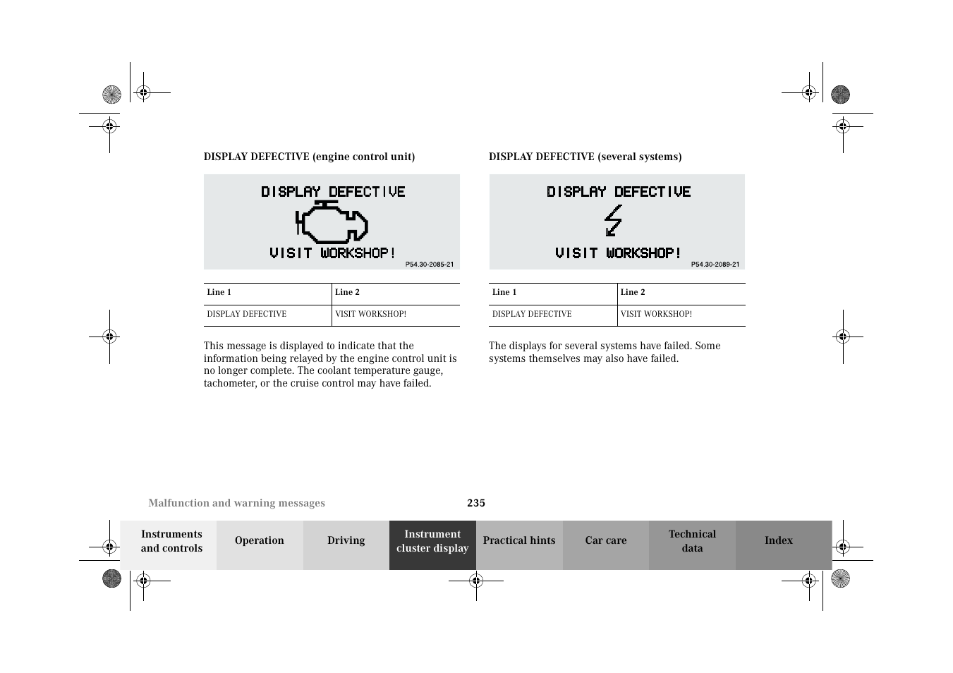 Mercedes-Benz 2002 CLK 320  EN User Manual | Page 238 / 346
