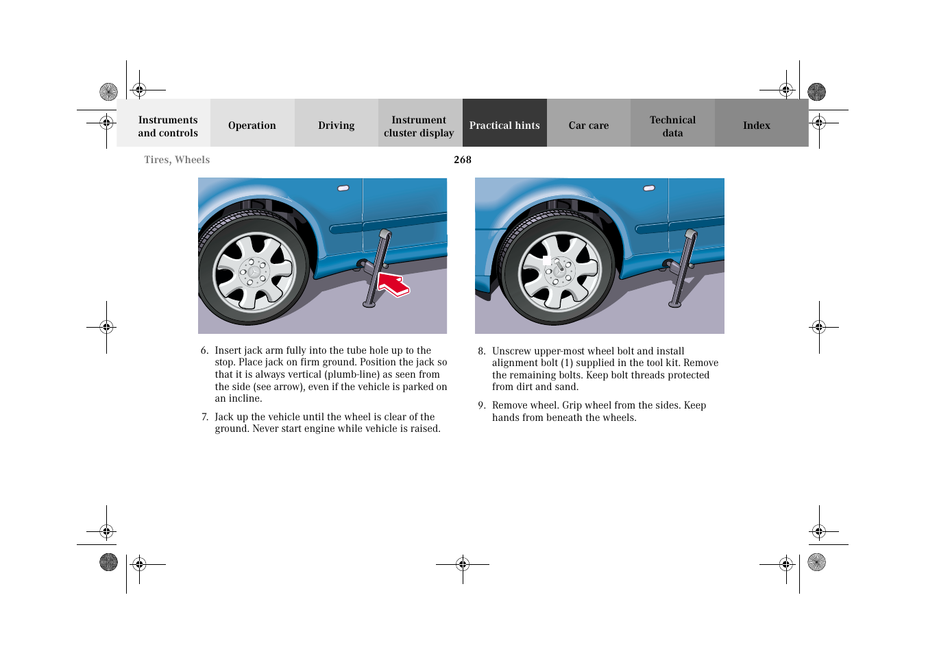 Mercedes-Benz 2002 CLK 320  EN User Manual | Page 271 / 346
