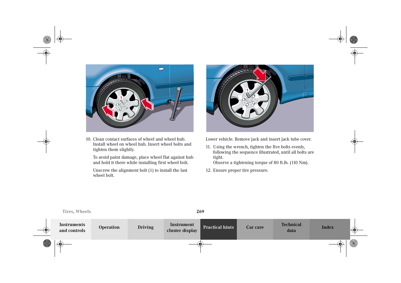 Mercedes-Benz 2002 CLK 320  EN User Manual | Page 272 / 346