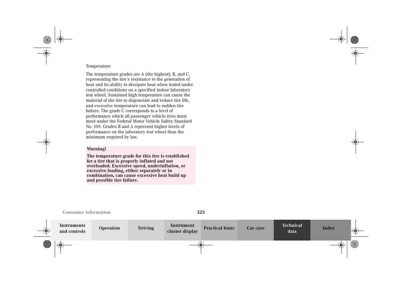 Mercedes-Benz 2002 CLK 320  EN User Manual | Page 328 / 346