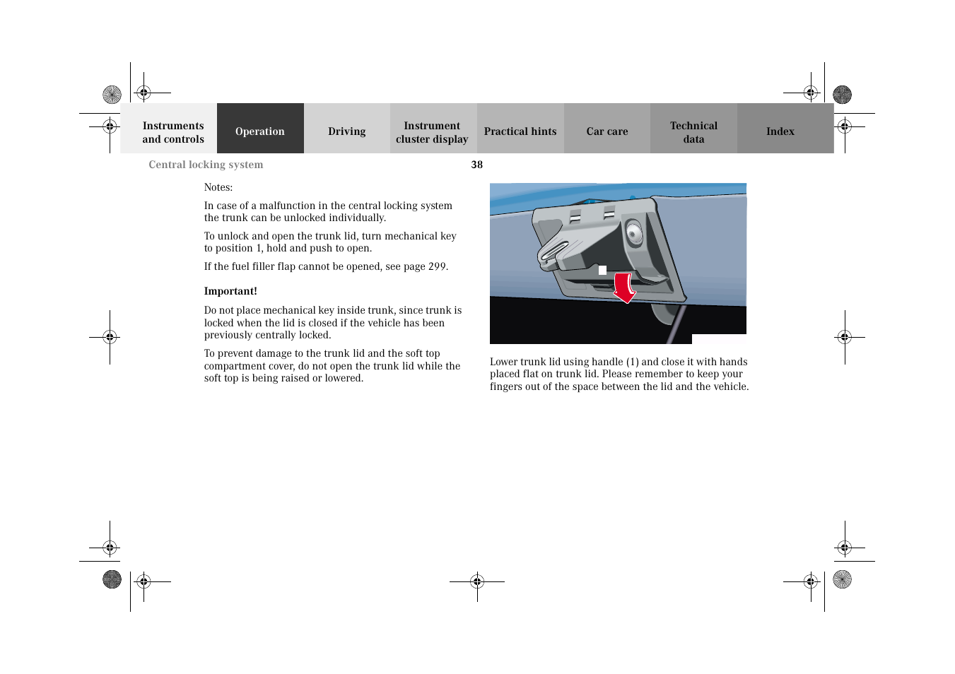Mercedes-Benz 2002 CLK 320  EN User Manual | Page 41 / 346
