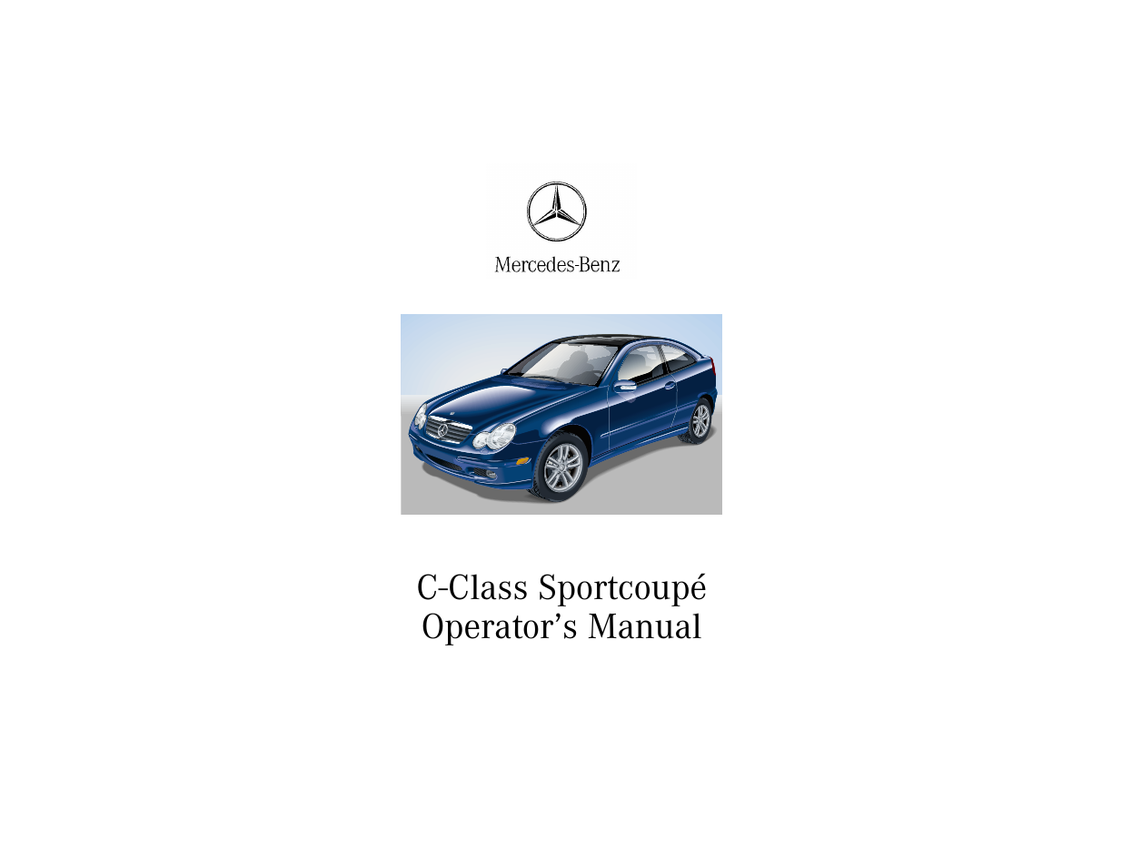 Mercedes-Benz 2002 C 230 Kompressor User Manual | 399 pages