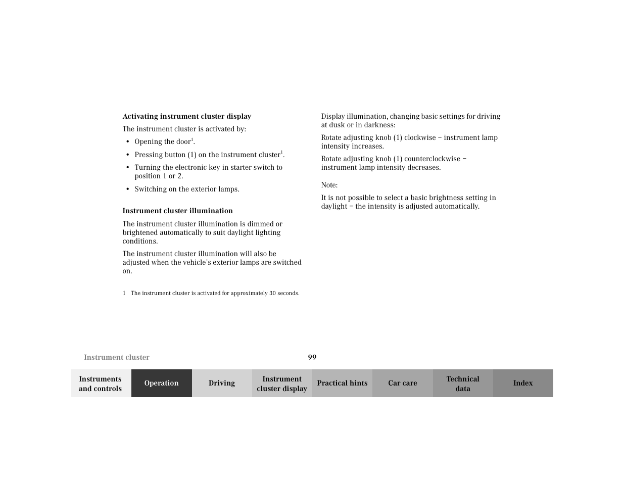 Mercedes-Benz 2002 C 230 Kompressor User Manual | Page 102 / 399