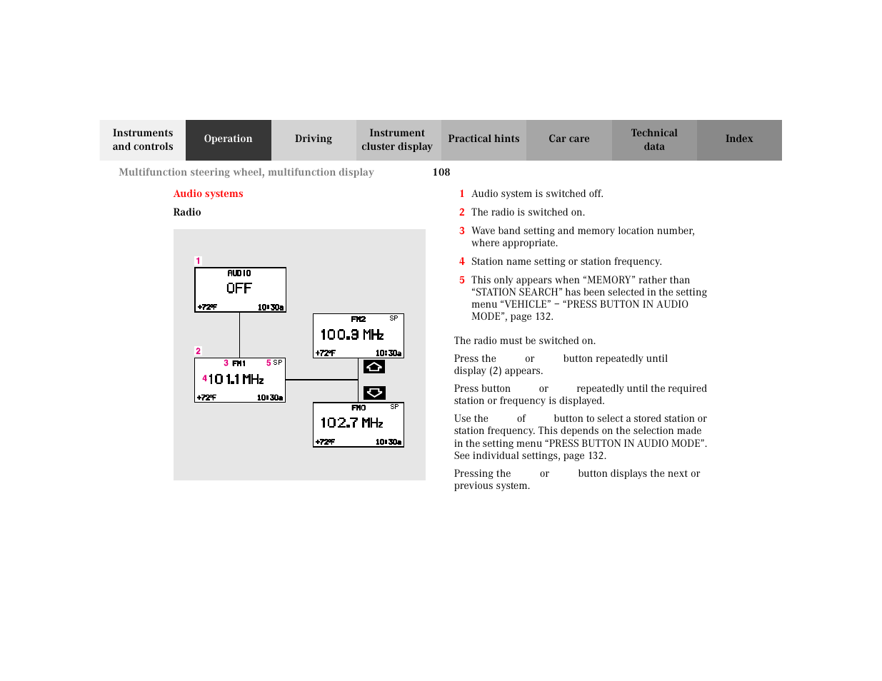 Mercedes-Benz 2002 C 230 Kompressor User Manual | Page 111 / 399