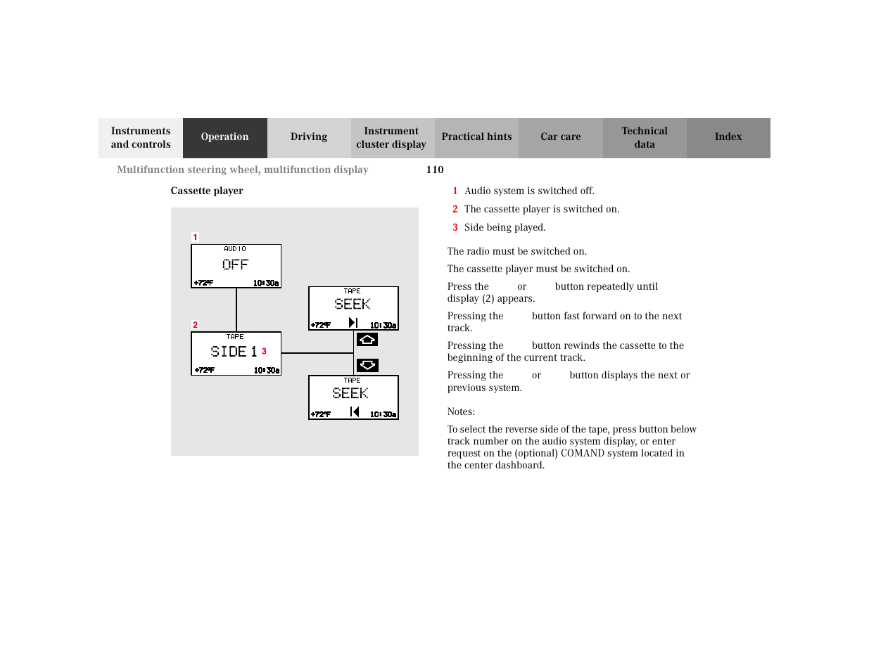 Mercedes-Benz 2002 C 230 Kompressor User Manual | Page 113 / 399