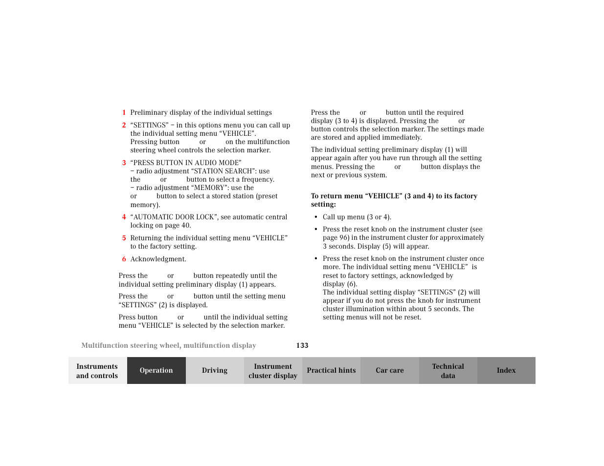 Mercedes-Benz 2002 C 230 Kompressor User Manual | Page 136 / 399