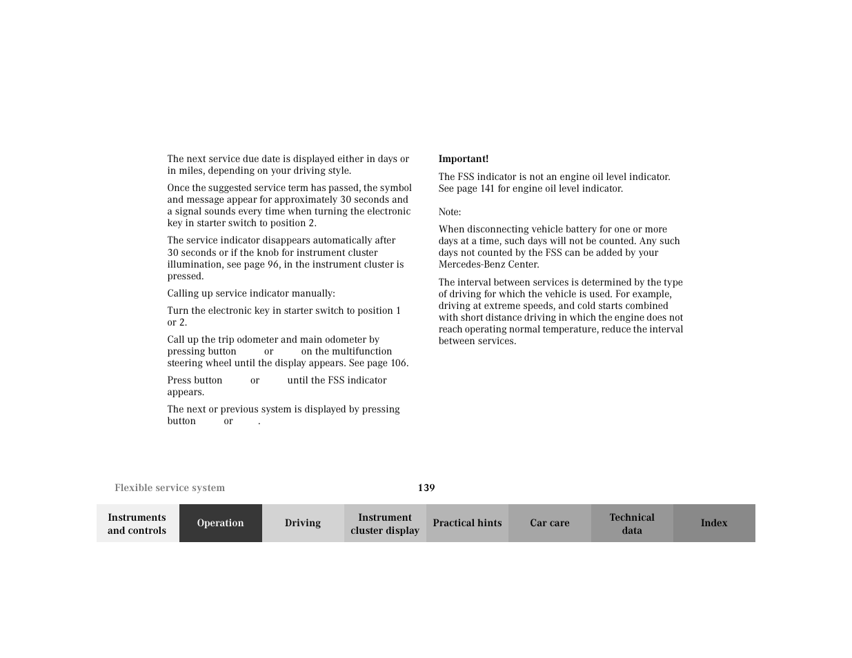 Mercedes-Benz 2002 C 230 Kompressor User Manual | Page 142 / 399