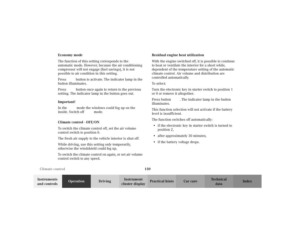 Mercedes-Benz 2002 C 230 Kompressor User Manual | Page 162 / 399