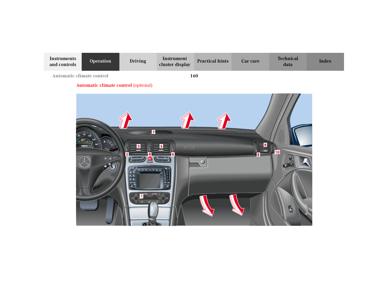 Mercedes-Benz 2002 C 230 Kompressor User Manual | Page 163 / 399