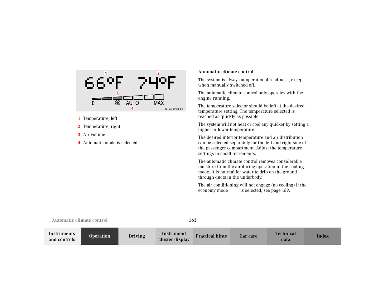 Mercedes-Benz 2002 C 230 Kompressor User Manual | Page 166 / 399