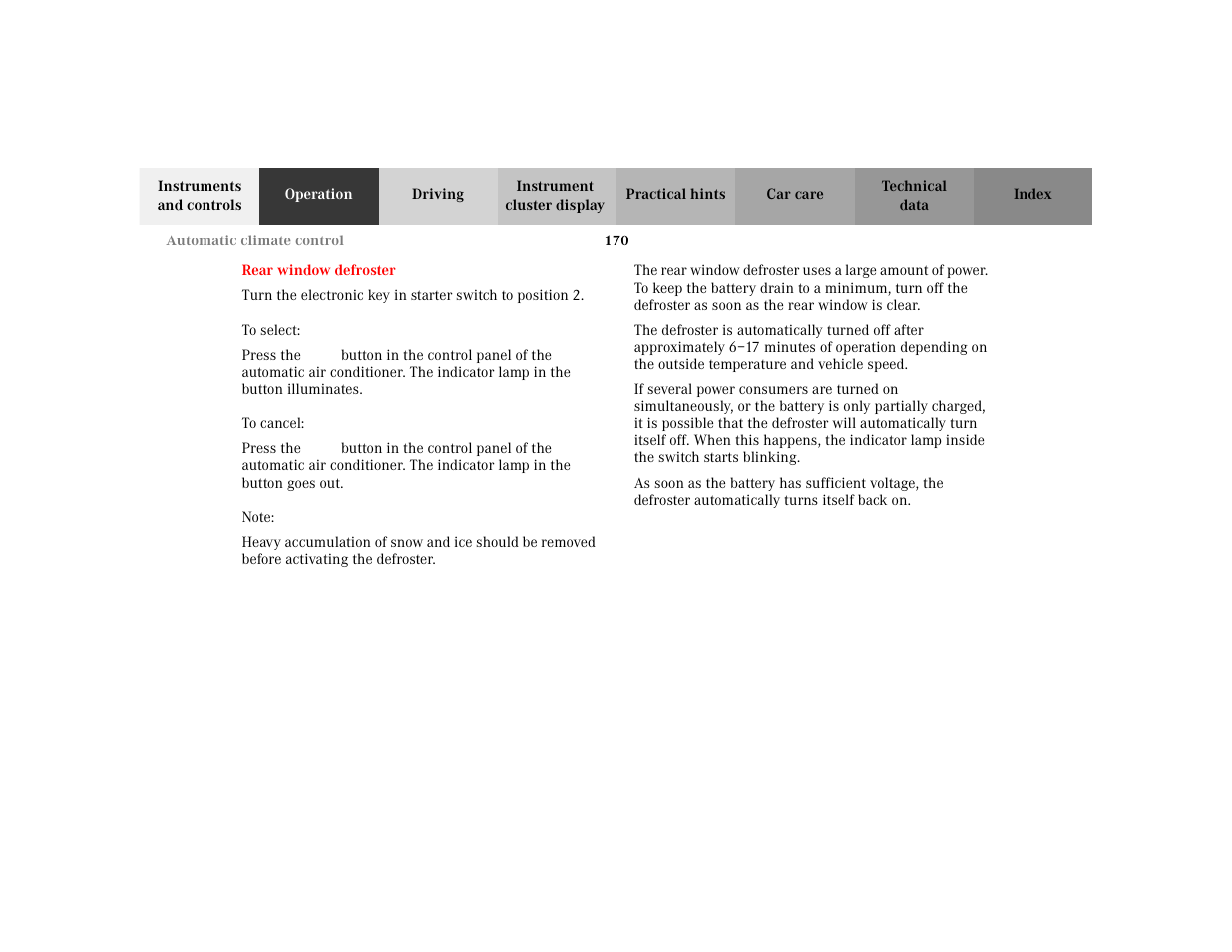 Mercedes-Benz 2002 C 230 Kompressor User Manual | Page 173 / 399