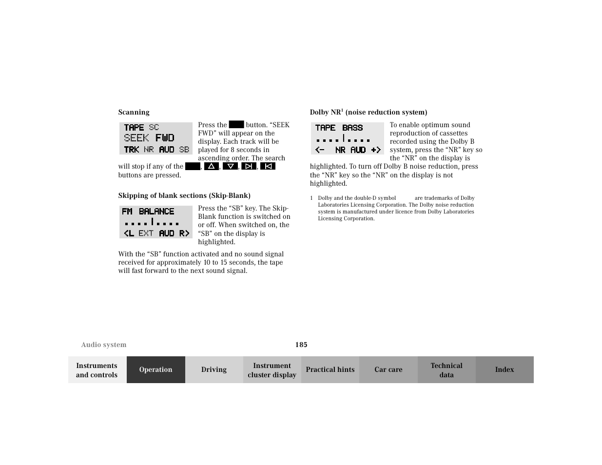 Mercedes-Benz 2002 C 230 Kompressor User Manual | Page 188 / 399