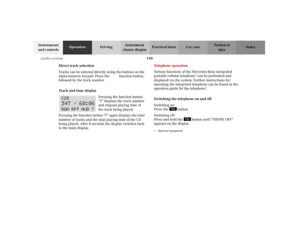 Mercedes-Benz 2002 C 230 Kompressor User Manual | Page 193 / 399
