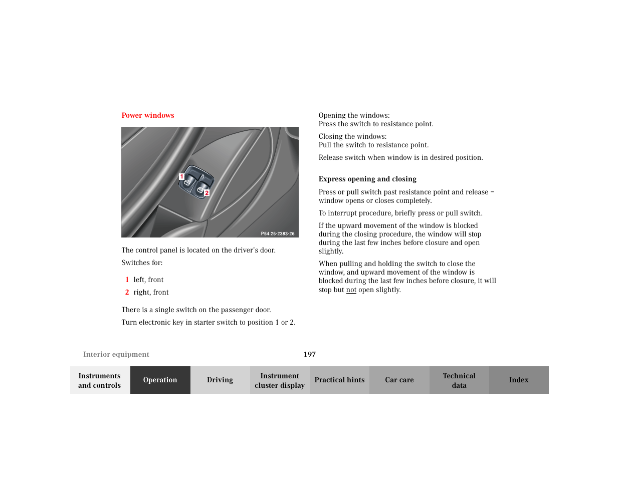 Mercedes-Benz 2002 C 230 Kompressor User Manual | Page 200 / 399