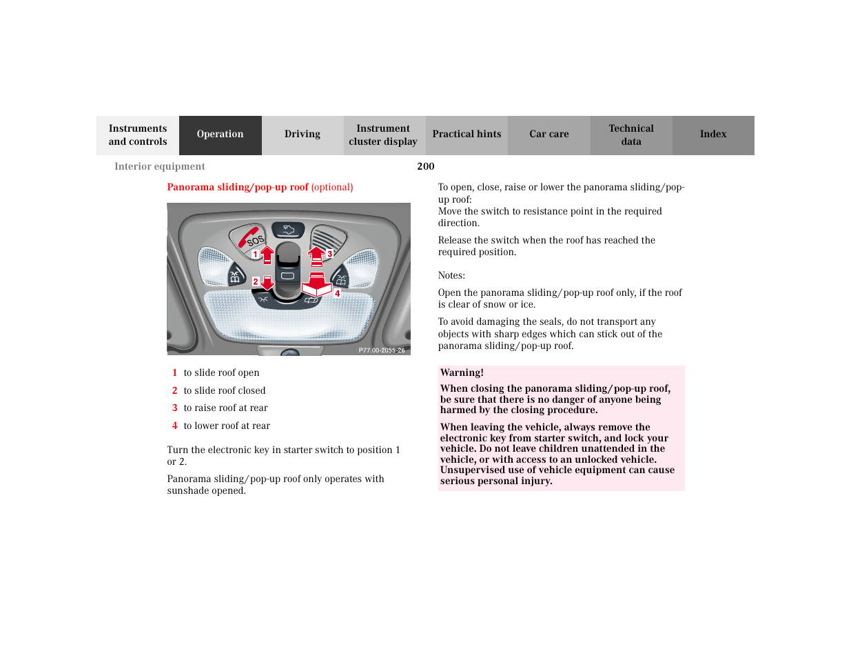 Mercedes-Benz 2002 C 230 Kompressor User Manual | Page 203 / 399