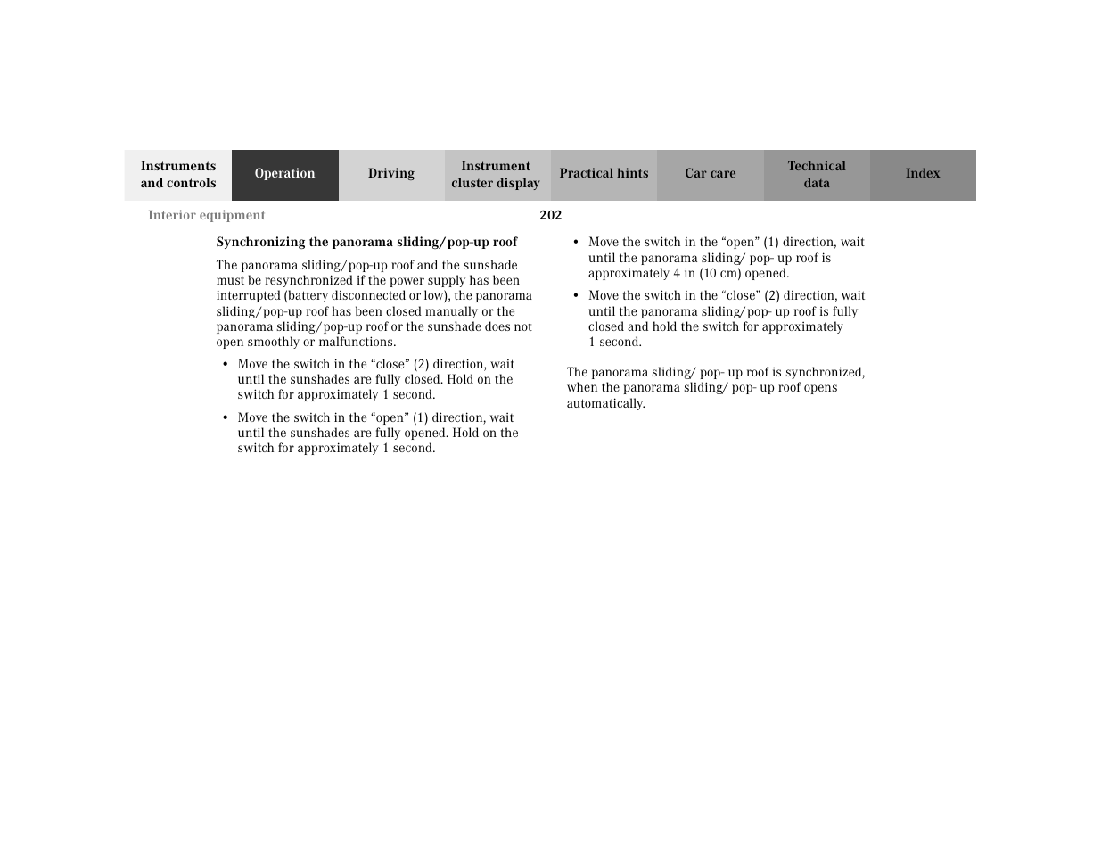 Mercedes-Benz 2002 C 230 Kompressor User Manual | Page 205 / 399