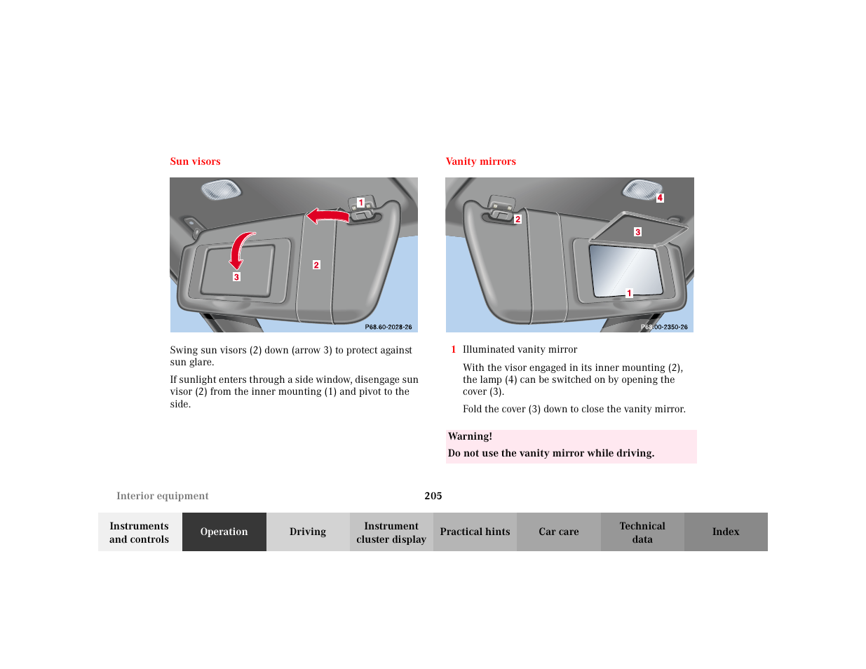 Mercedes-Benz 2002 C 230 Kompressor User Manual | Page 208 / 399