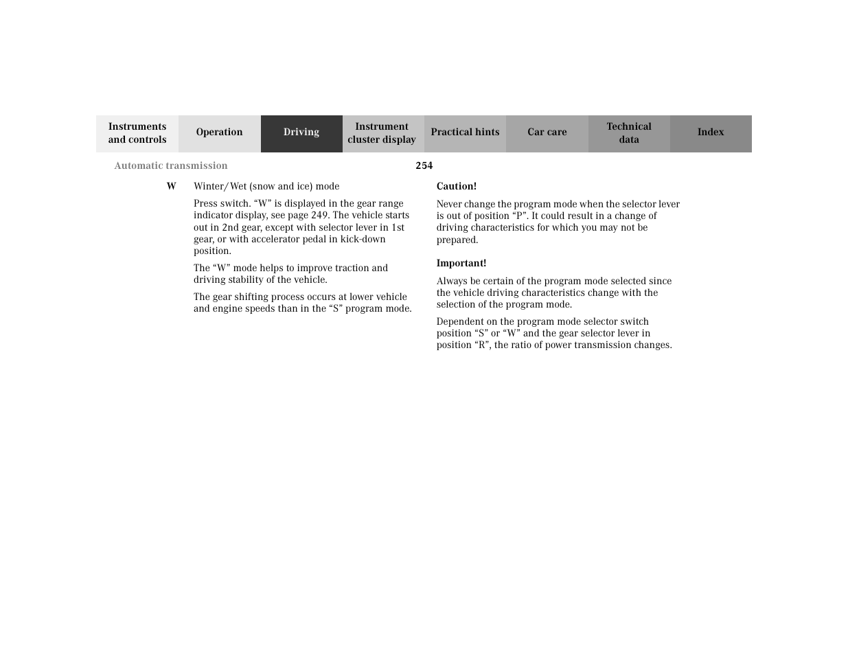 Mercedes-Benz 2002 C 230 Kompressor User Manual | Page 257 / 399