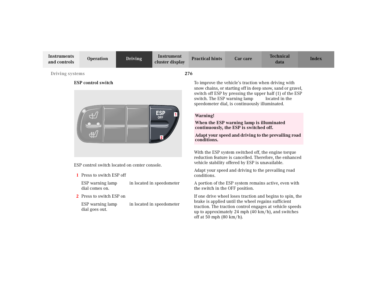 Mercedes-Benz 2002 C 230 Kompressor User Manual | Page 279 / 399