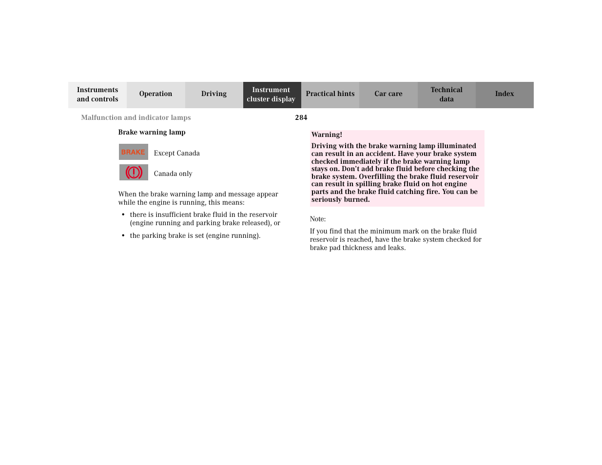 Mercedes-Benz 2002 C 230 Kompressor User Manual | Page 287 / 399
