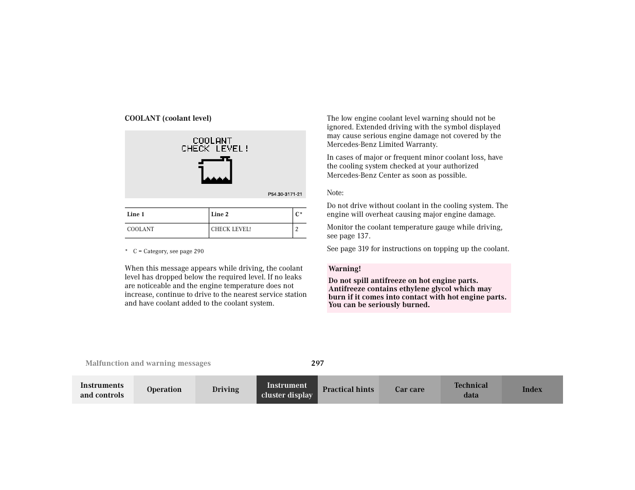 Mercedes-Benz 2002 C 230 Kompressor User Manual | Page 300 / 399