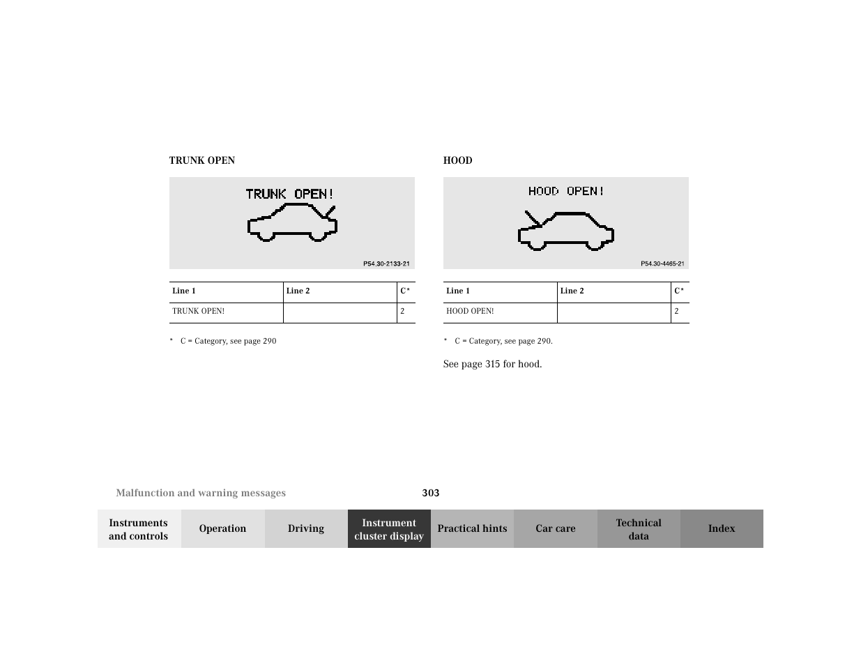 Mercedes-Benz 2002 C 230 Kompressor User Manual | Page 306 / 399