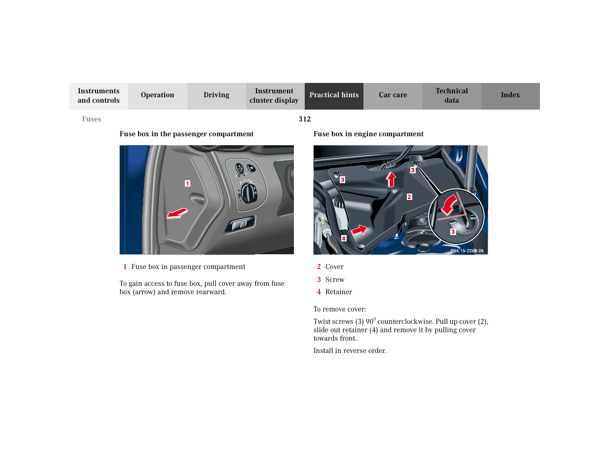 Mercedes-Benz 2002 C 230 Kompressor User Manual | Page 315 / 399