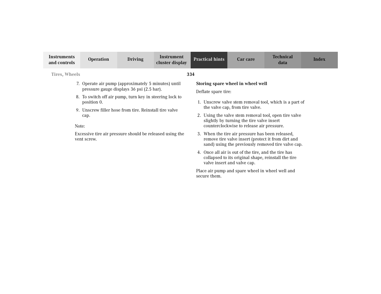 Mercedes-Benz 2002 C 230 Kompressor User Manual | Page 337 / 399