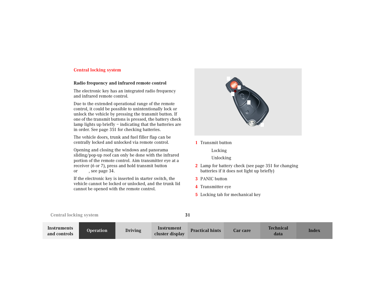 Mercedes-Benz 2002 C 230 Kompressor User Manual | Page 34 / 399